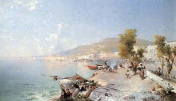 Franz Richard Unterberger : Vietri Sul Mare Looking Towards Salerno